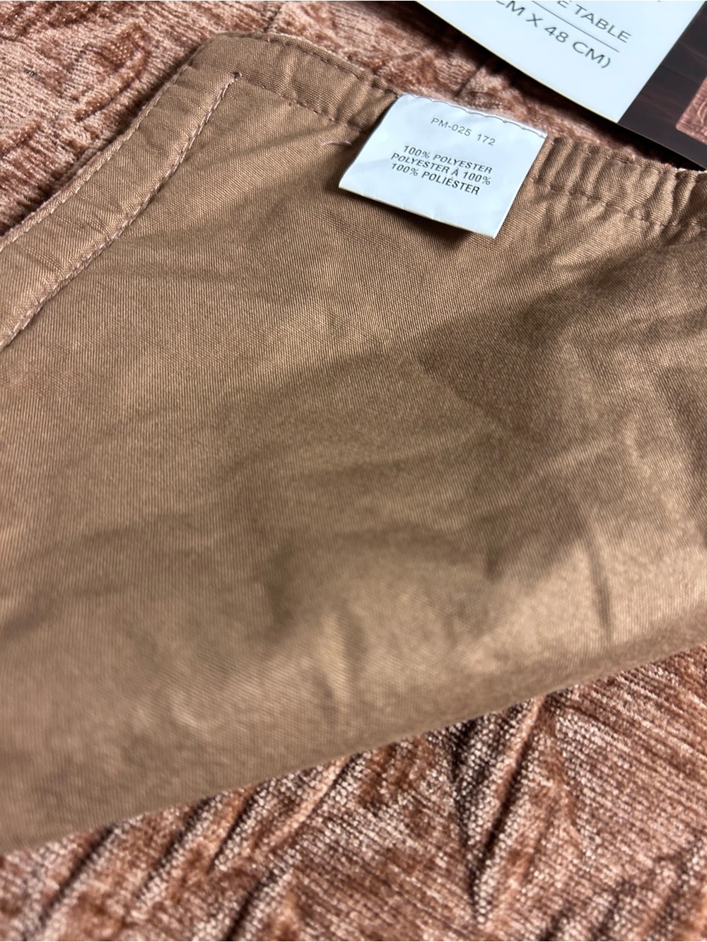 Branch Hill Copper Textured Placemat Set of 4  textured rust fabric NWT - Picture 10 of 10